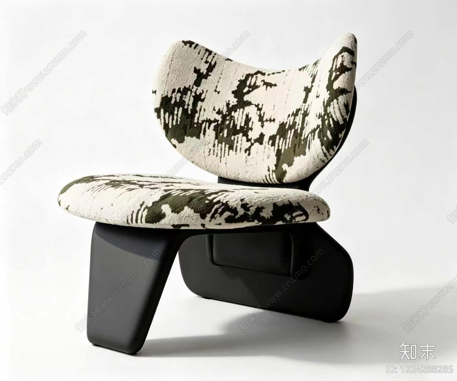 现代简约休闲椅3D模型下载【ID:1224288285】