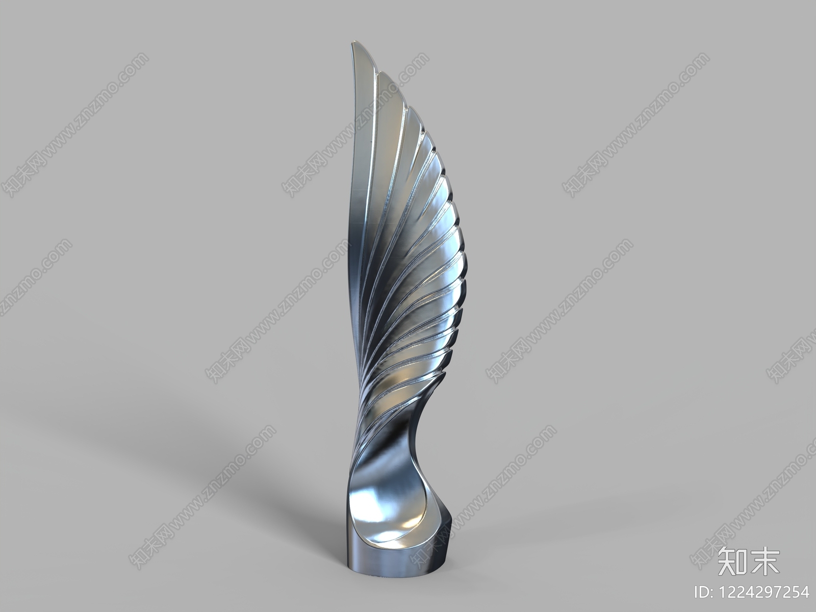 极简雕塑摆件3D模型下载【ID:1224297254】