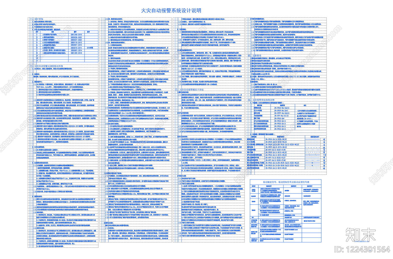 火灾自动报警系统cad施工图下载【ID:1224301564】