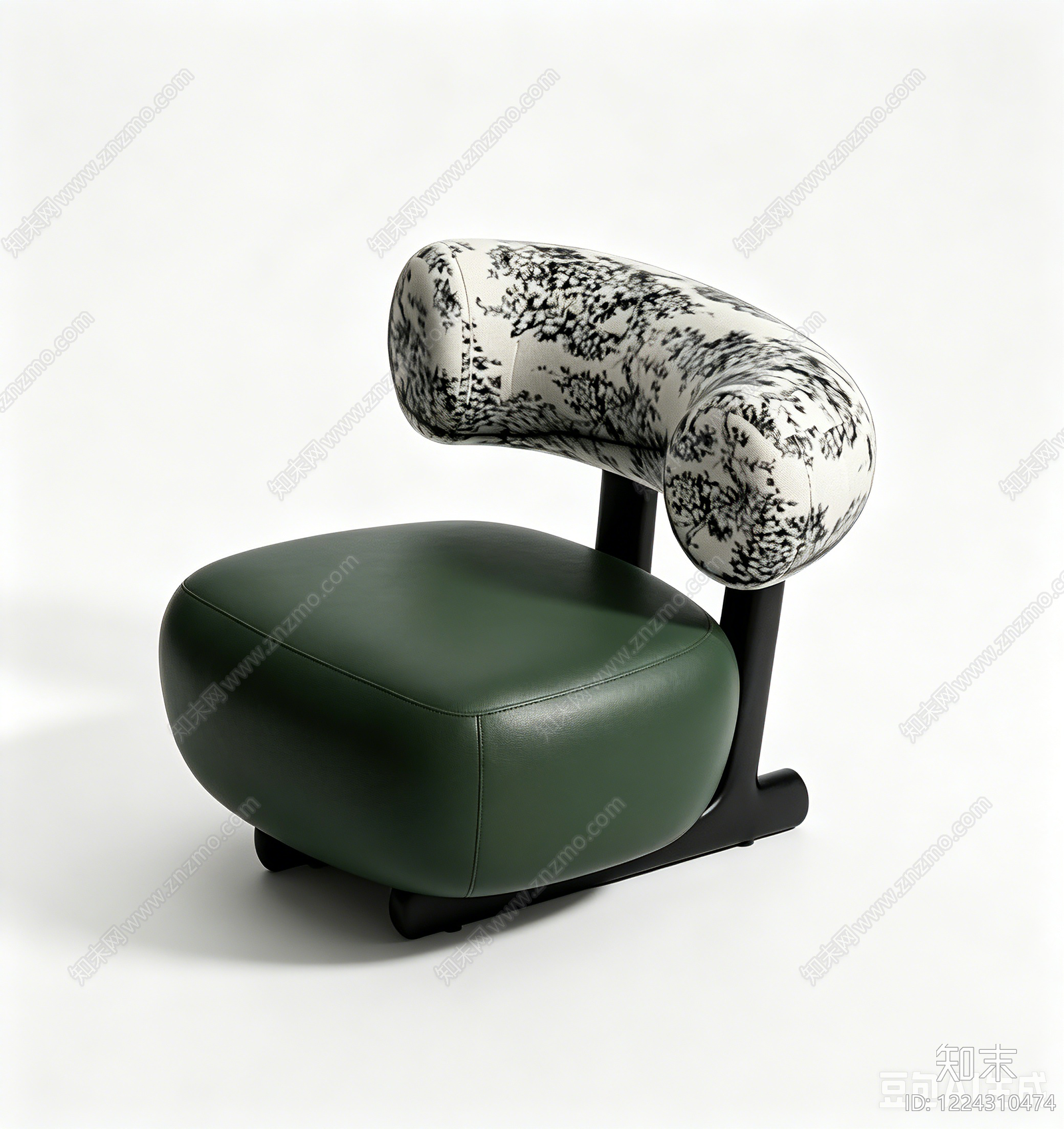 新中式休闲椅3D模型下载【ID:1224310474】
