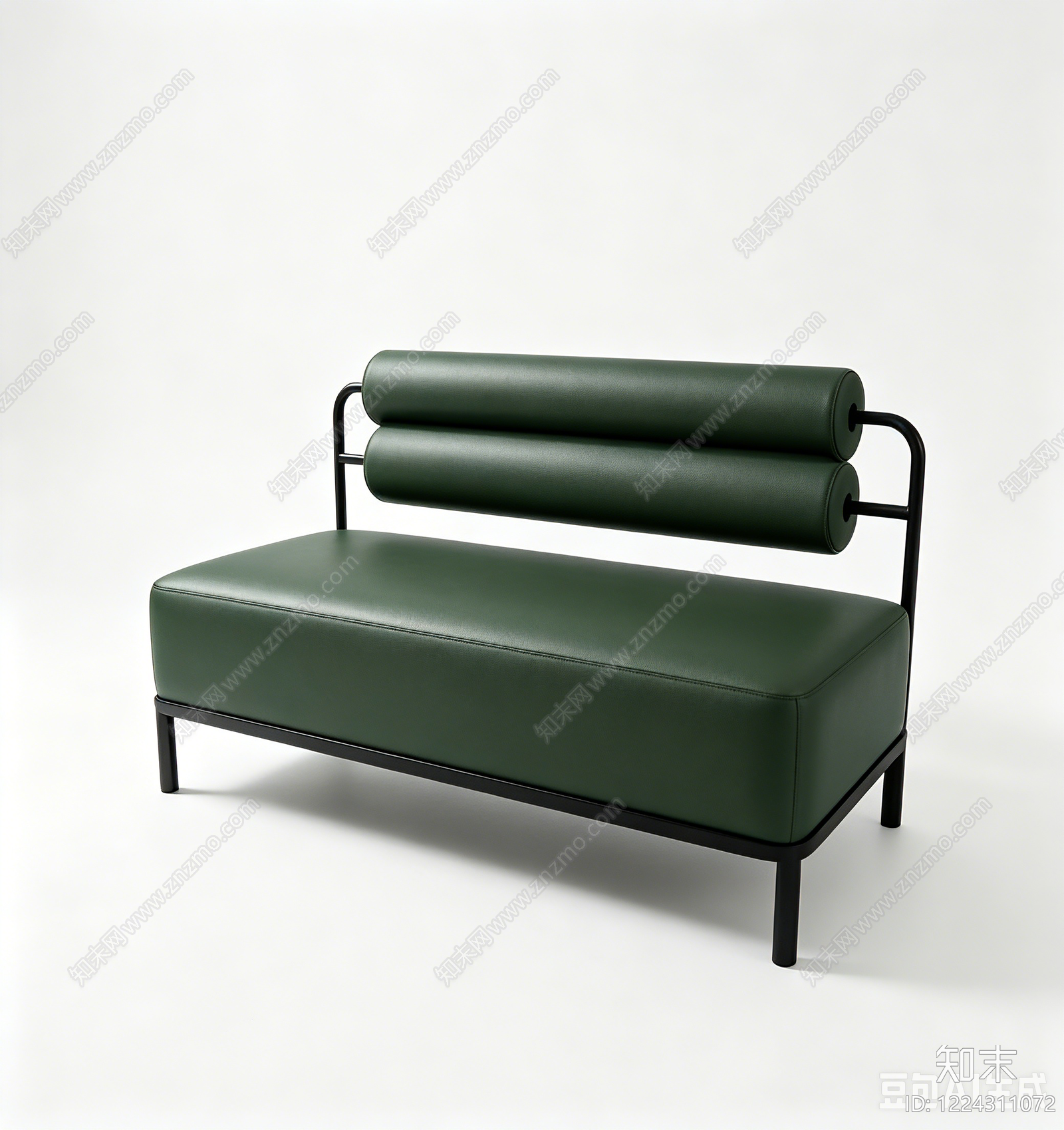 意式极简双人沙发3D模型下载【ID:1224311072】