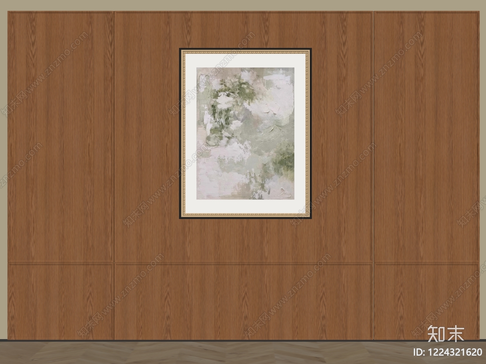 原木风沙发背景墙3D模型下载【ID:1224321620】