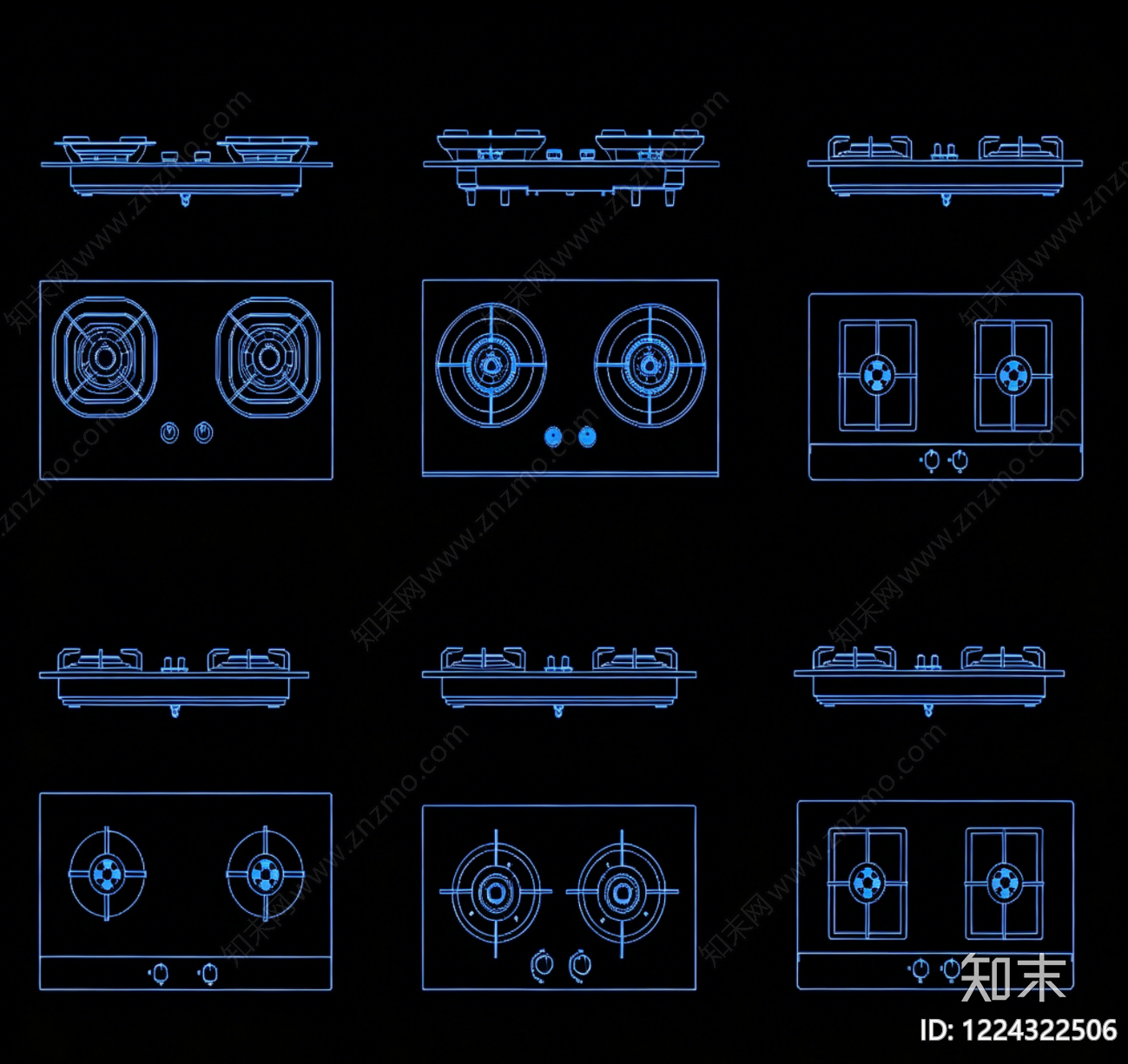 厨房设施CAD图纸