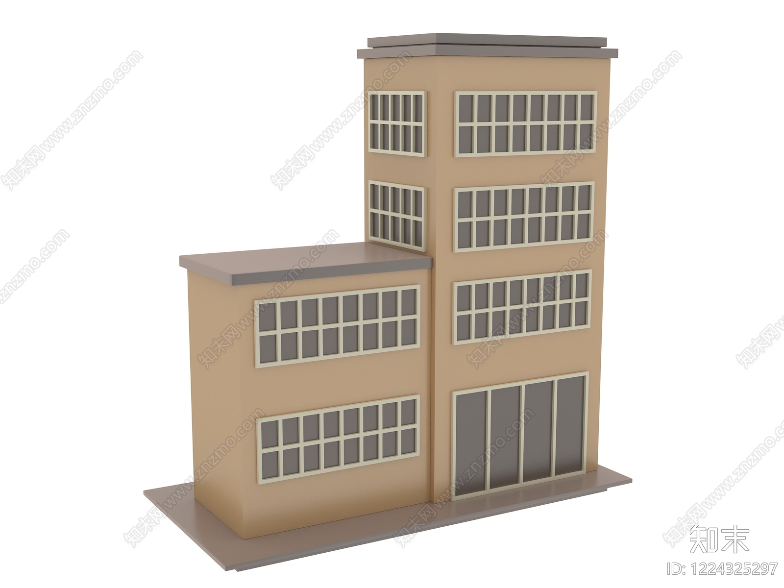 现代主义其他住宅外观3D模型下载【ID:1224325297】