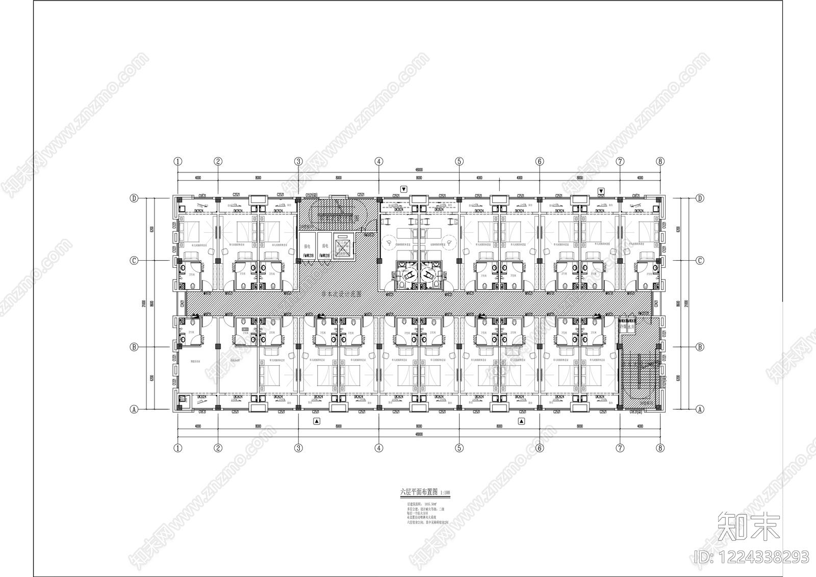 开放办公室cad施工图下载【ID:1224338293】