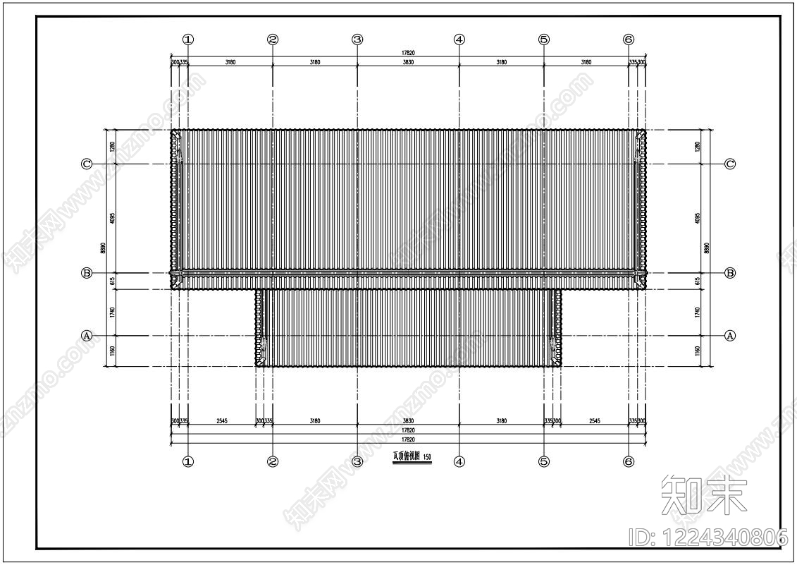 其他古建筑cad施工图下载【ID:1224340806】