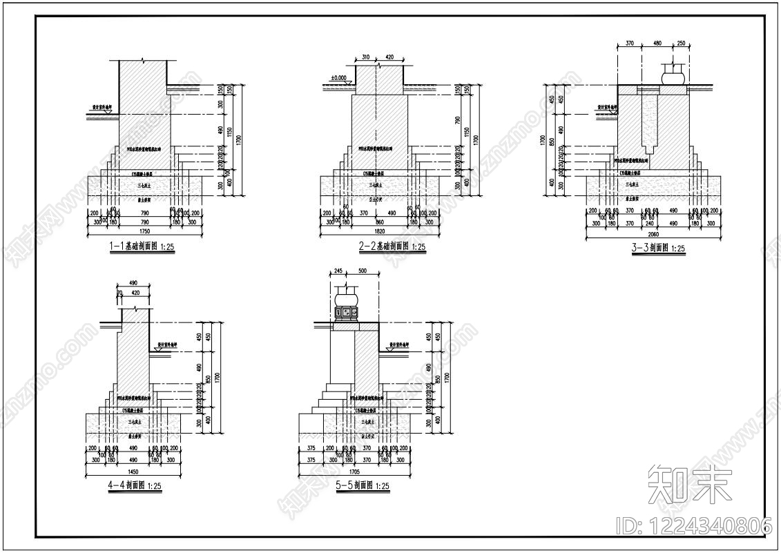 其他古建筑cad施工图下载【ID:1224340806】