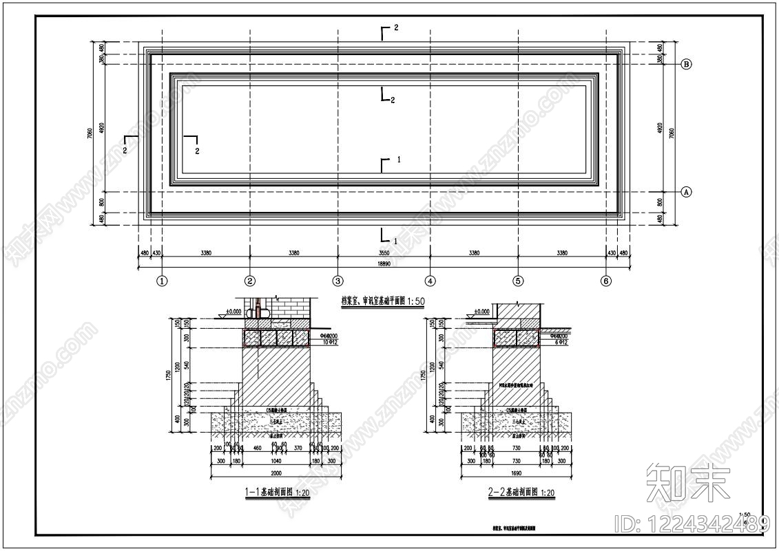 其他古建筑cad施工图下载【ID:1224342489】