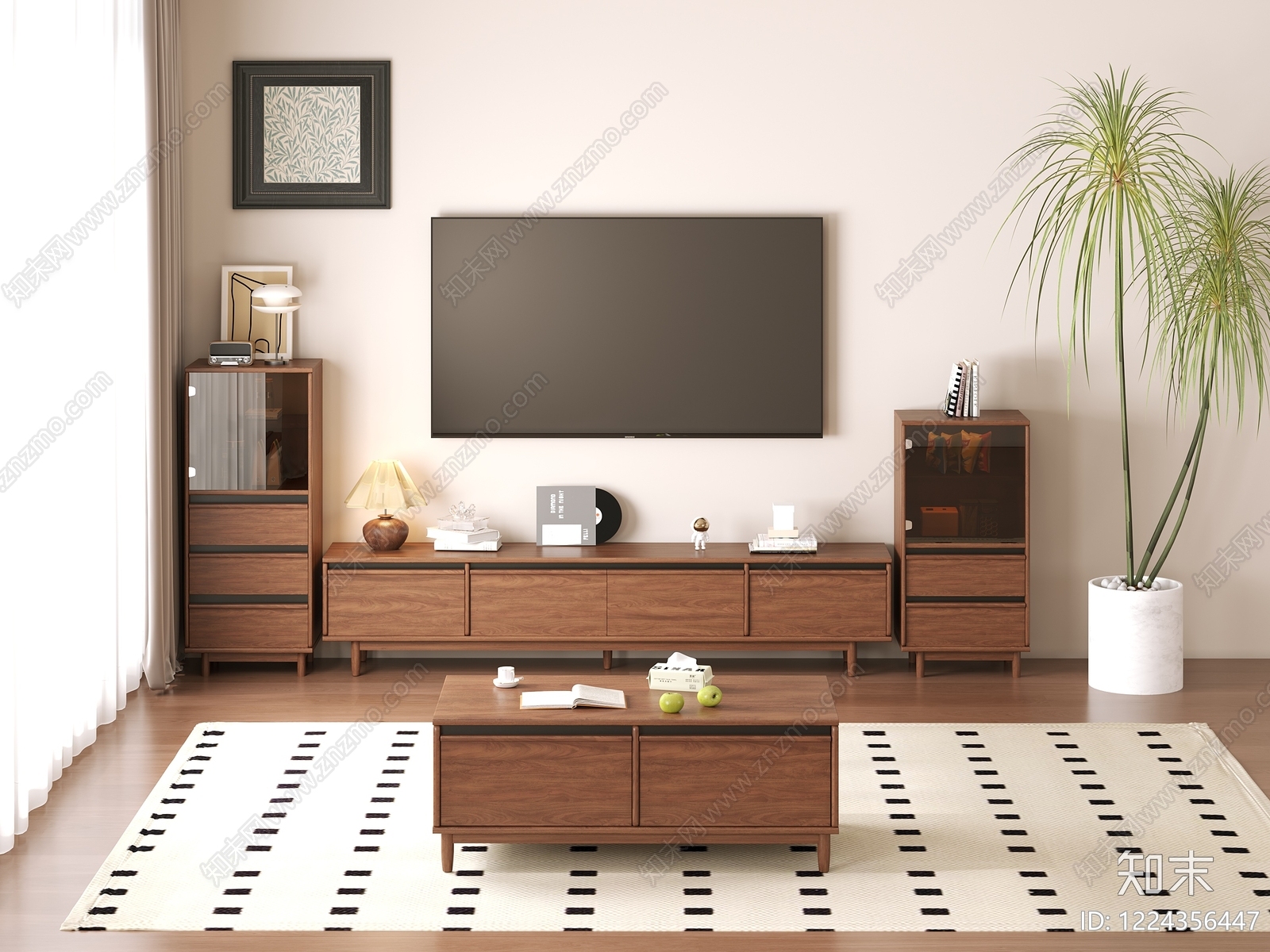 中古风茶几3D模型下载【ID:1224356447】