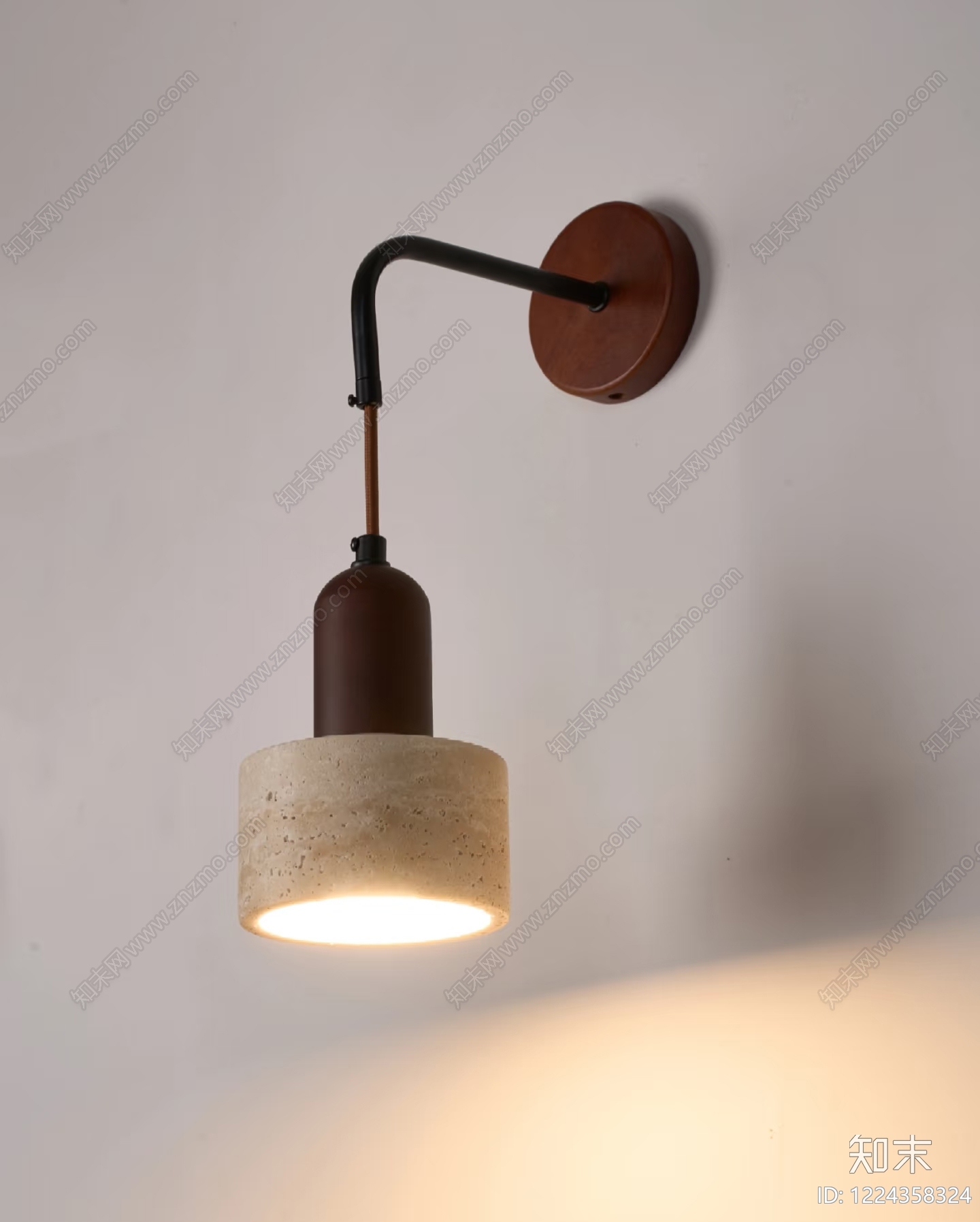 侘寂壁灯3D模型下载【ID:1224358324】