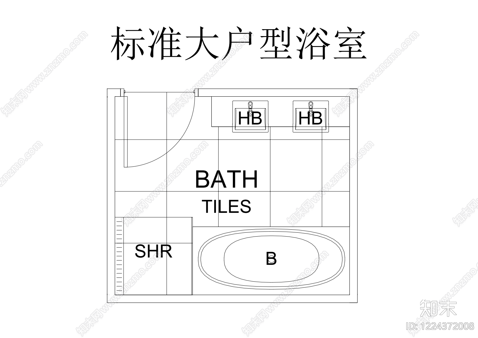 建筑平面布置图CAD图纸