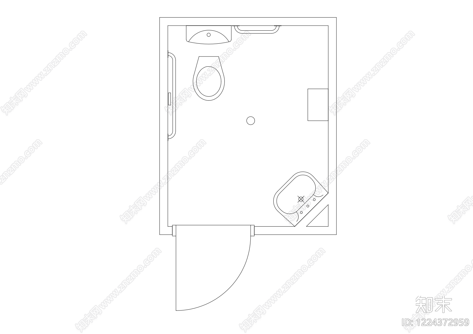 建筑平面布置图CAD图纸