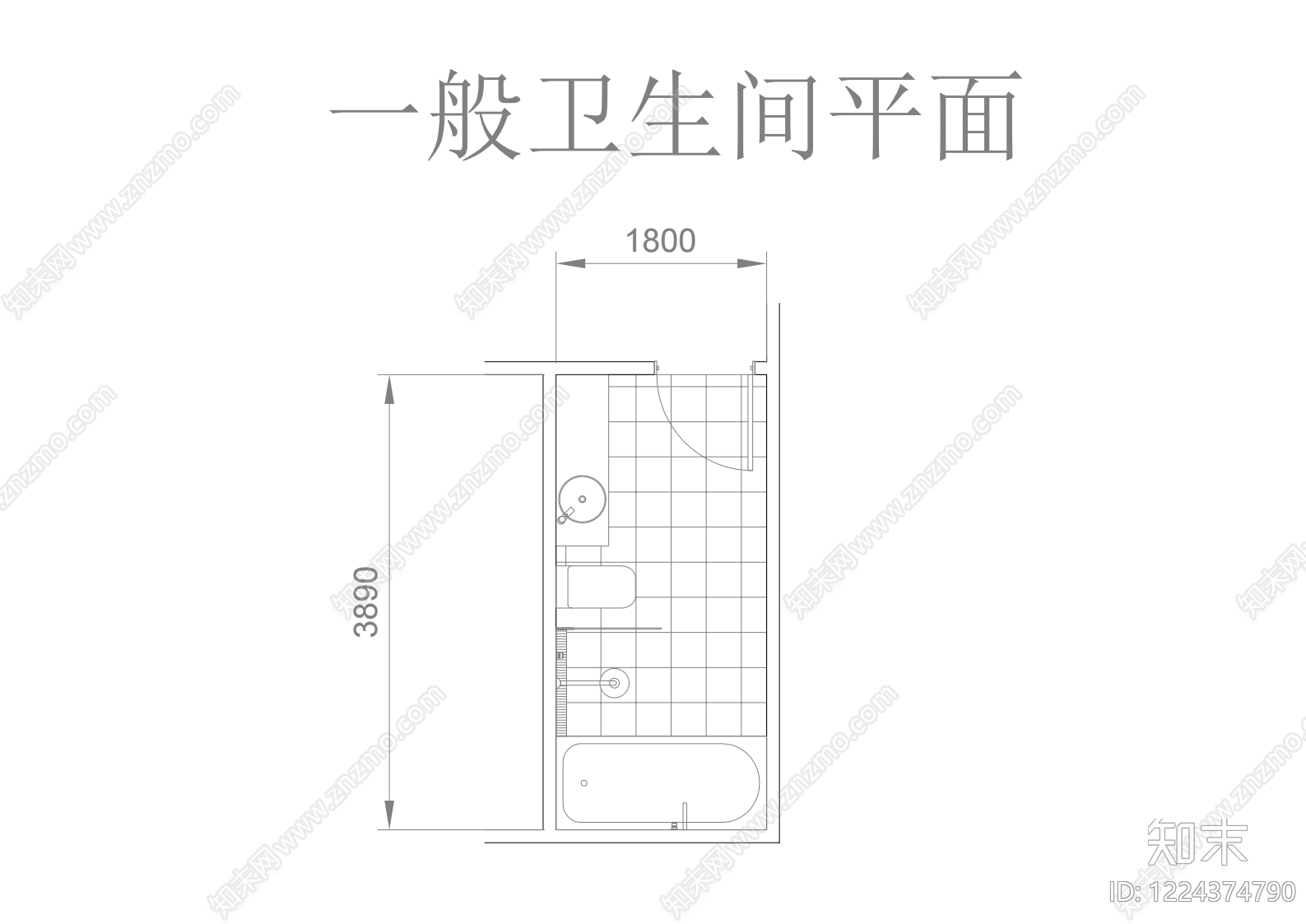 建筑平面布置图CAD图纸
