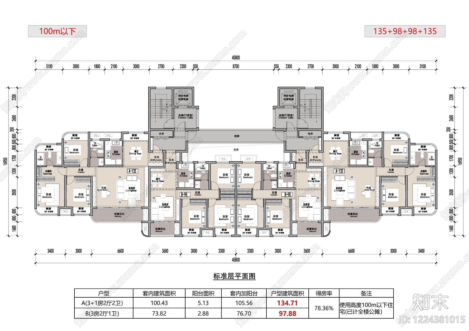 三居CAD图纸