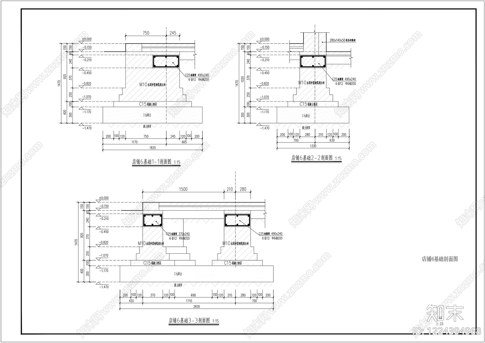 其他古建筑cad施工图下载【ID:1224394968】