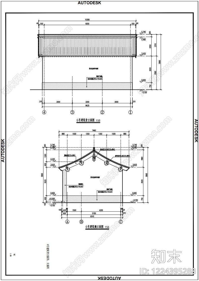 商业街cad施工图下载【ID:1224395288】