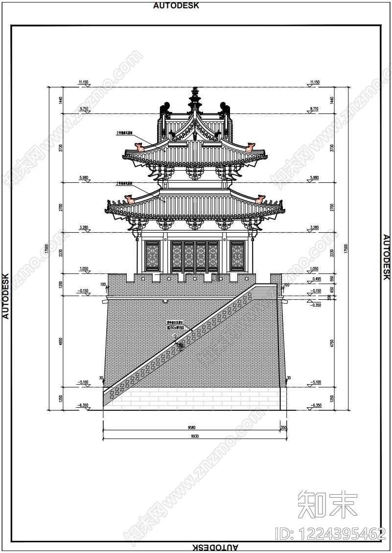 其他古建筑cad施工图下载【ID:1224395462】