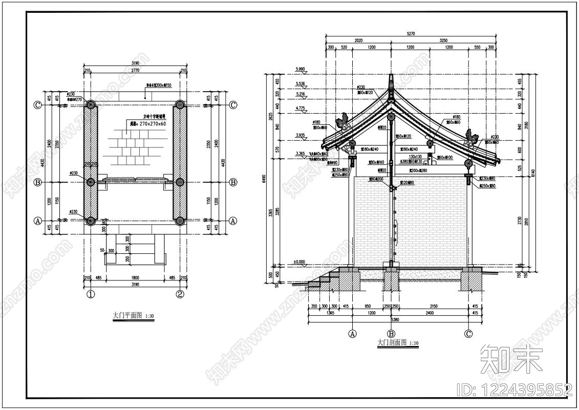 其他古建筑CAD图纸