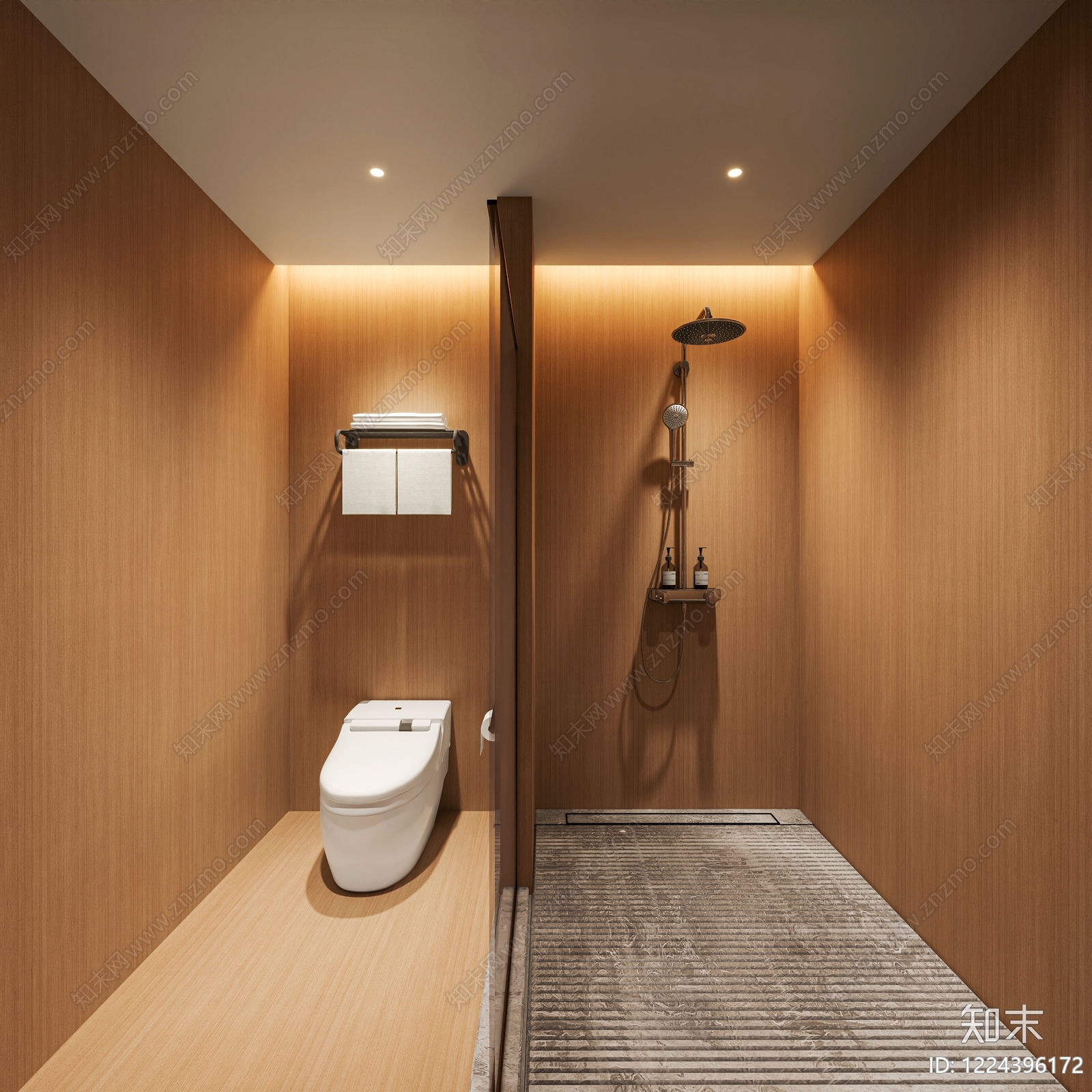 现代简约酒店客房3D模型下载【ID:1224396172】