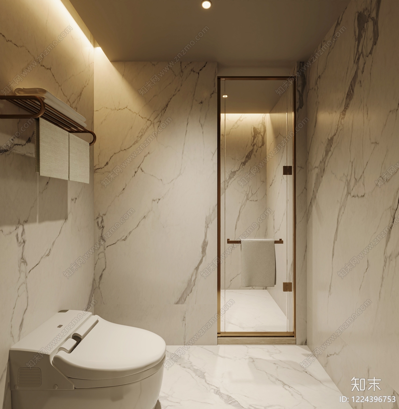 酒店客房3D模型下载【ID:1224396753】