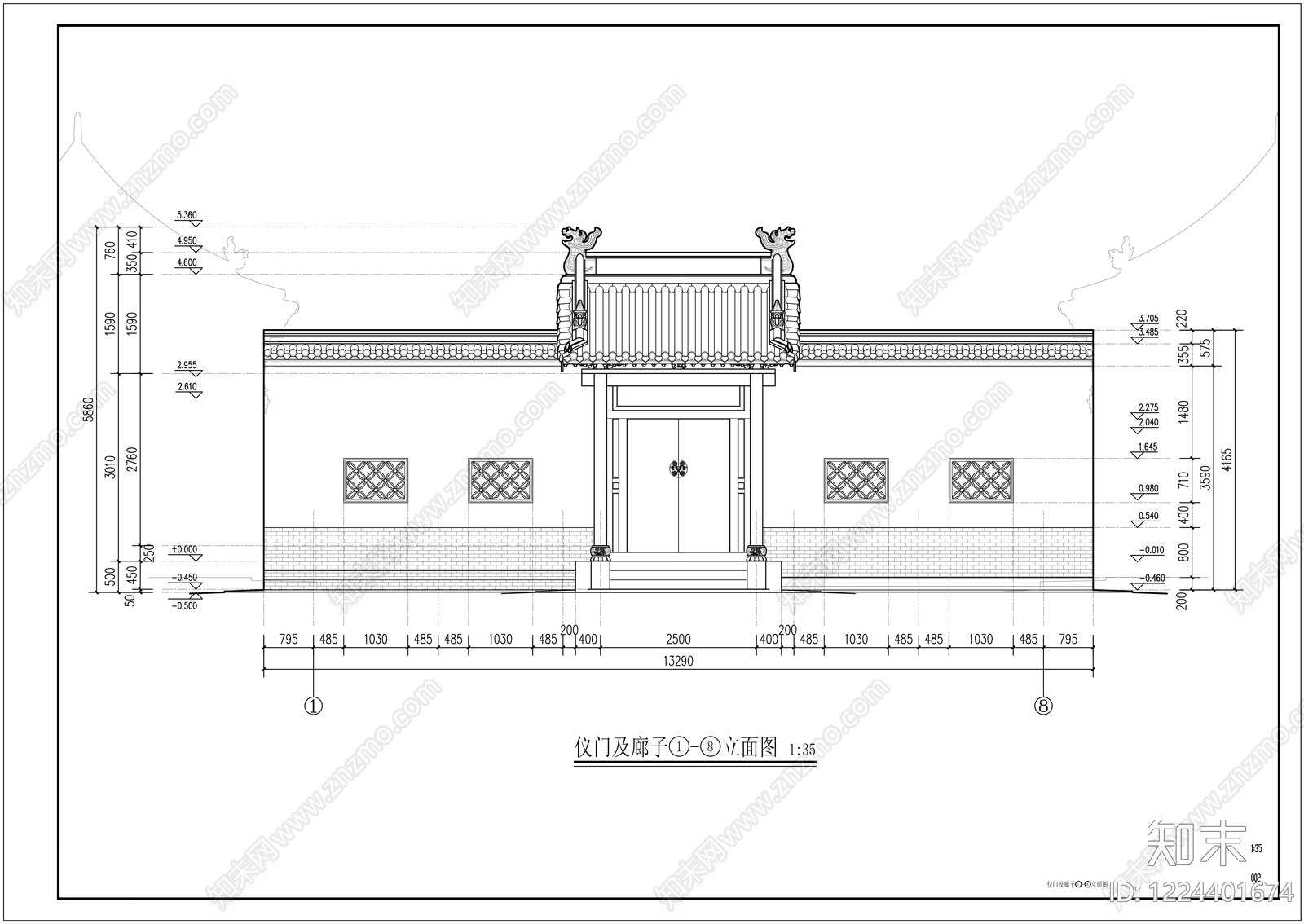 其他古建筑cad施工图下载【ID:1224401674】