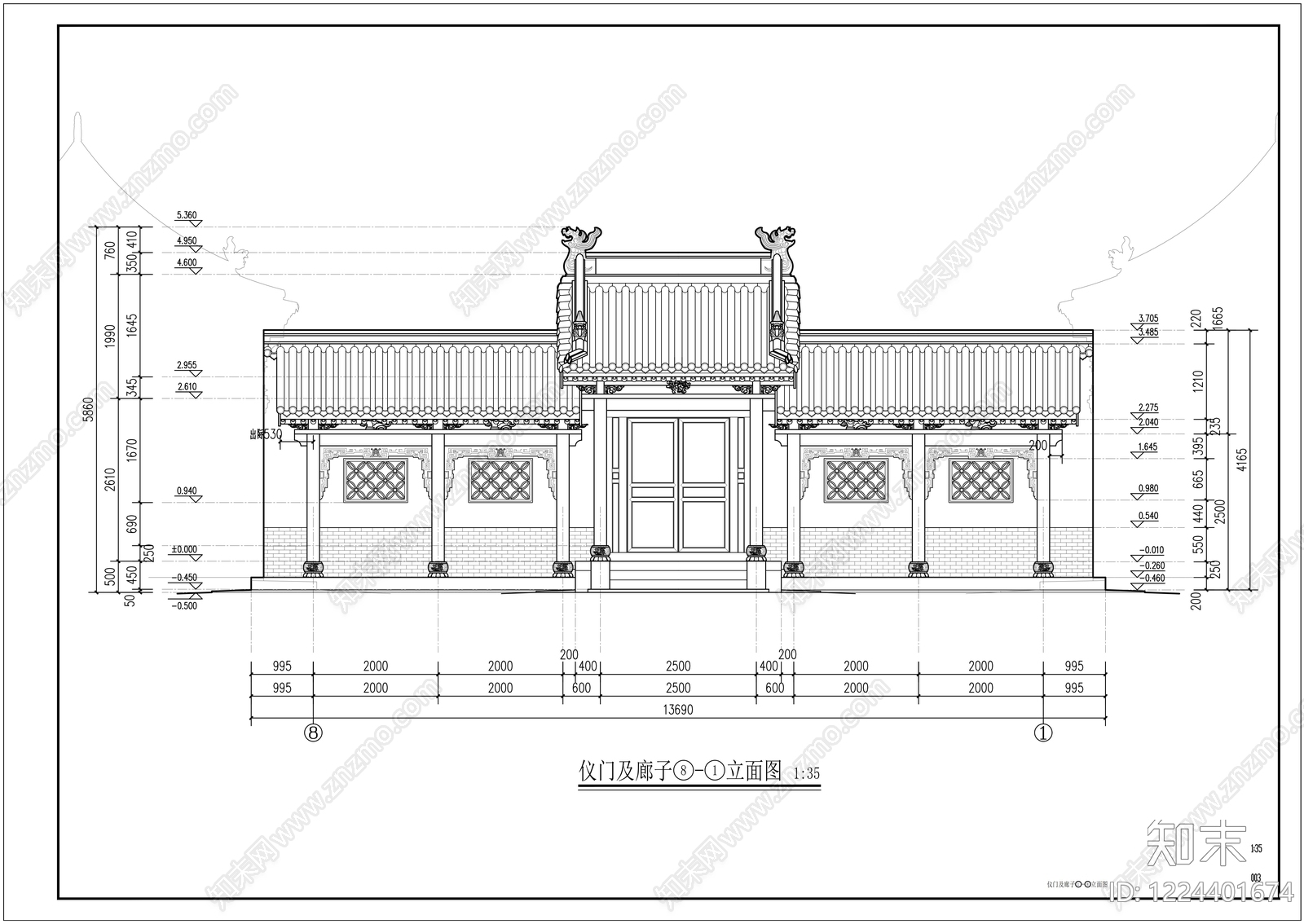 其他古建筑cad施工图下载【ID:1224401674】