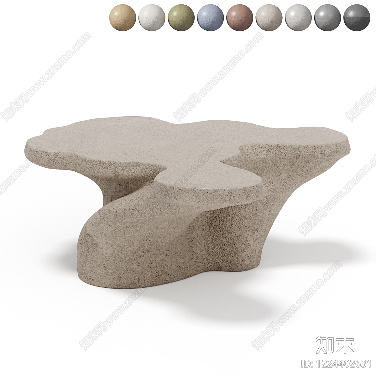 侘寂茶几3D模型下载【ID:1224402631】