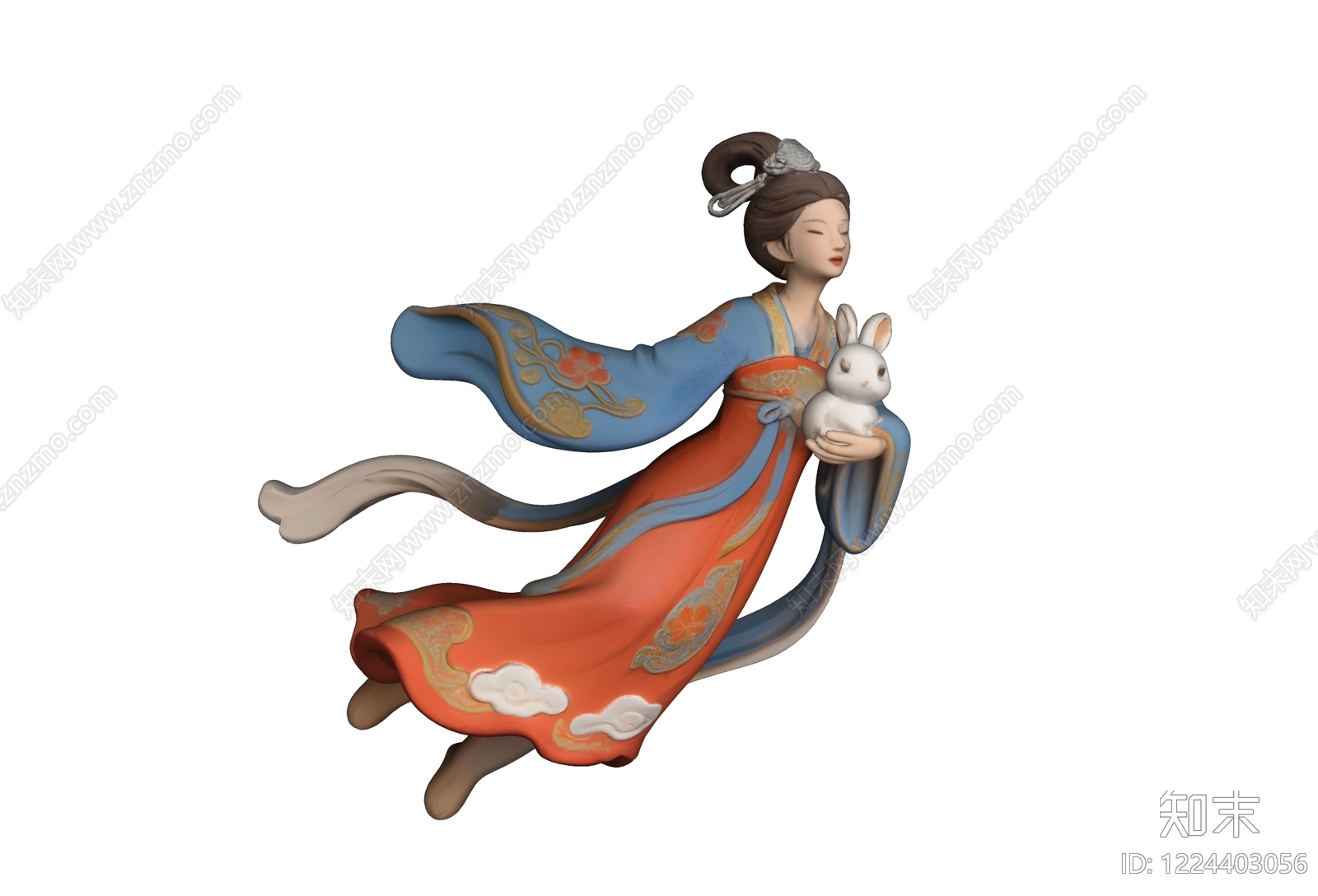 中式雕塑摆件SU模型下载【ID:1224403056】