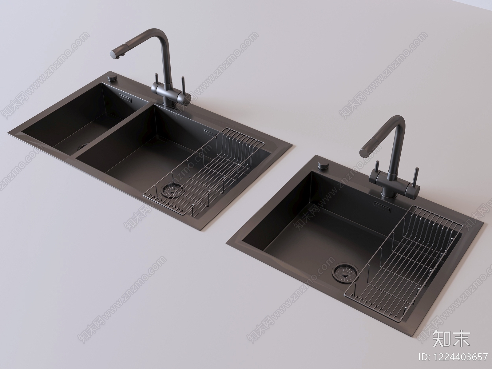 极简水槽3D模型下载【ID:1224403657】