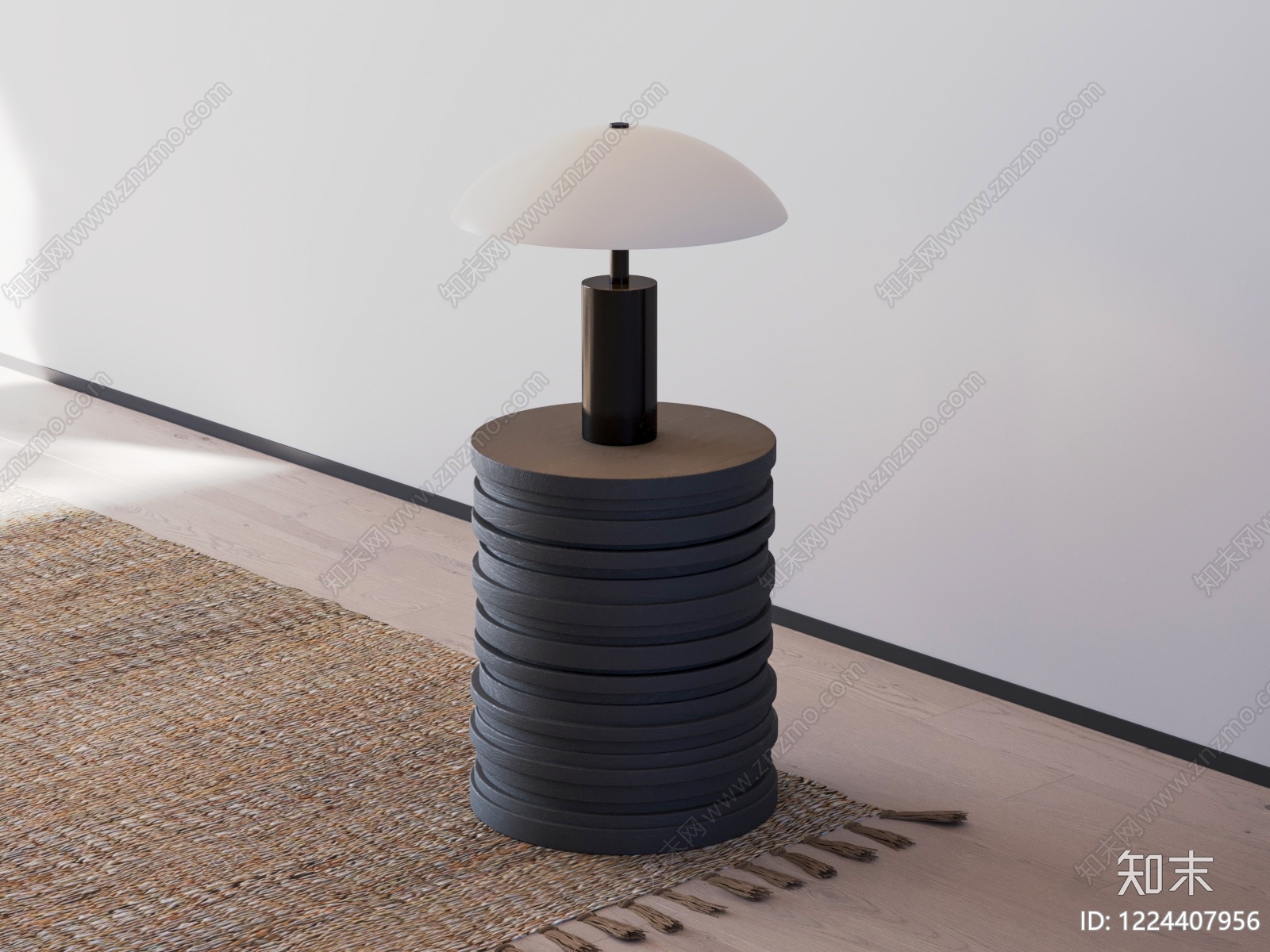 极简台灯3D模型下载【ID:1224407956】