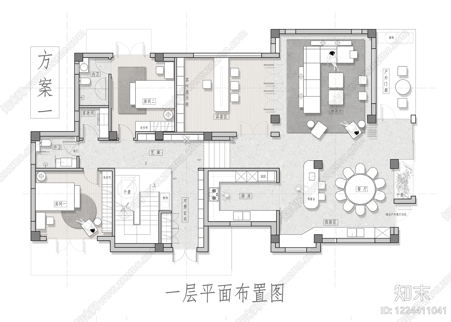 别墅cad施工图下载【ID:1224411041】