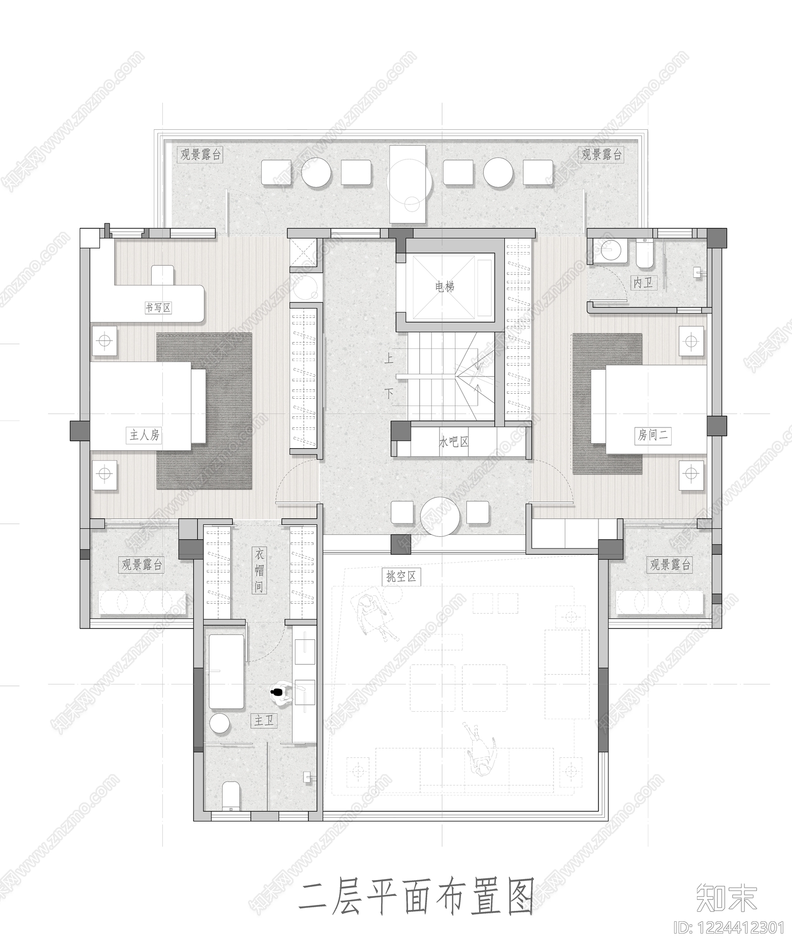 别墅cad施工图下载【ID:1224412301】