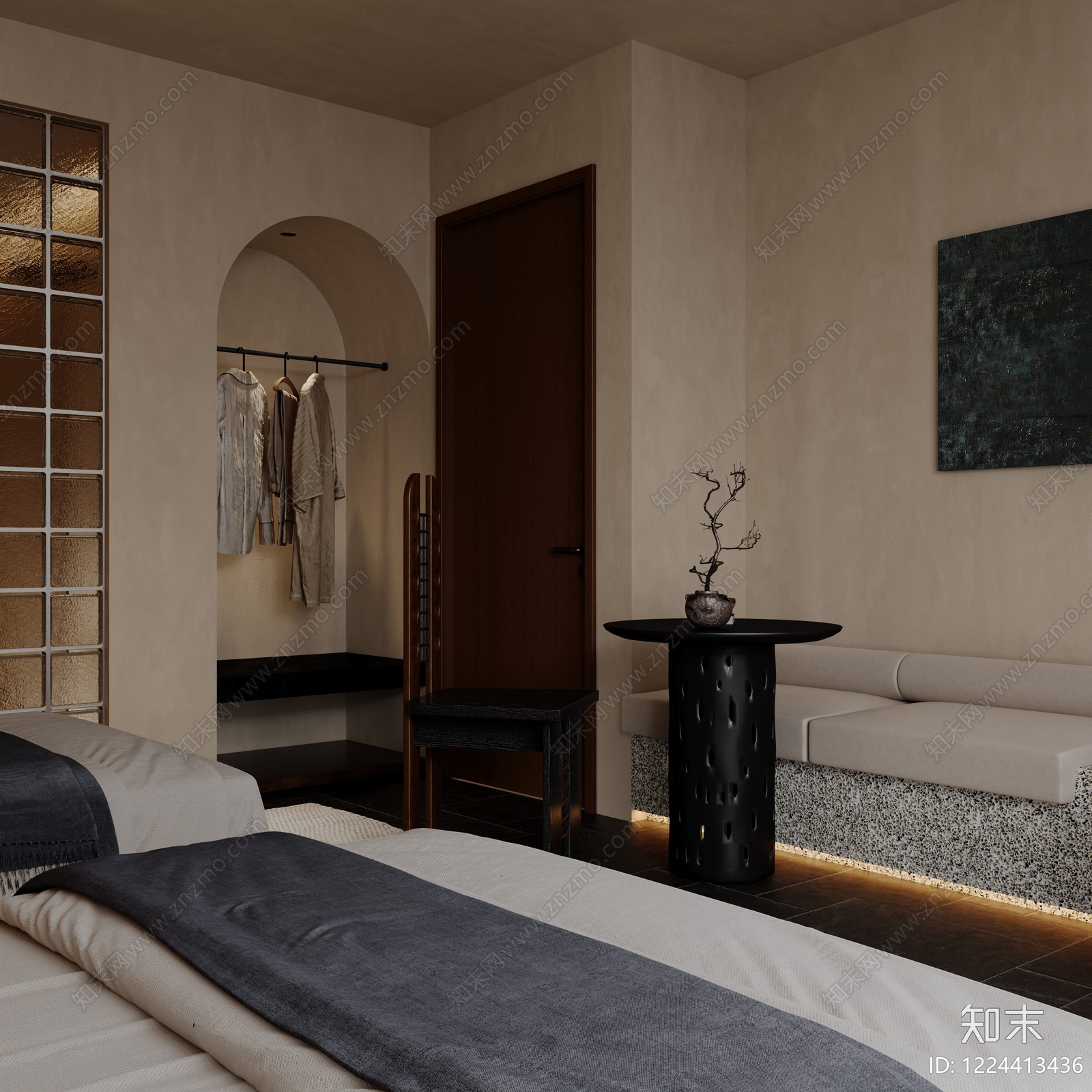 侘寂民宿3D模型下载【ID:1224413436】