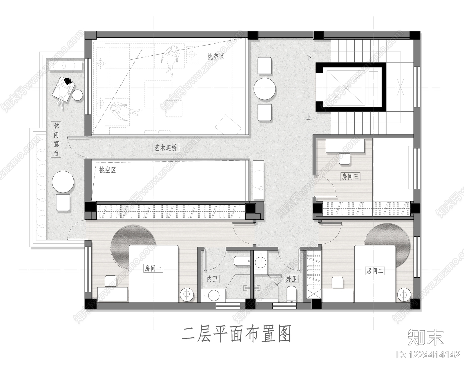 别墅cad施工图下载【ID:1224414142】