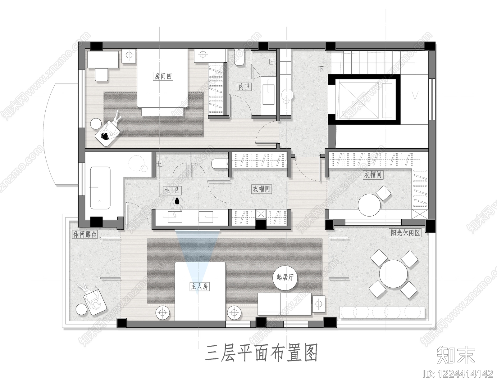 别墅cad施工图下载【ID:1224414142】