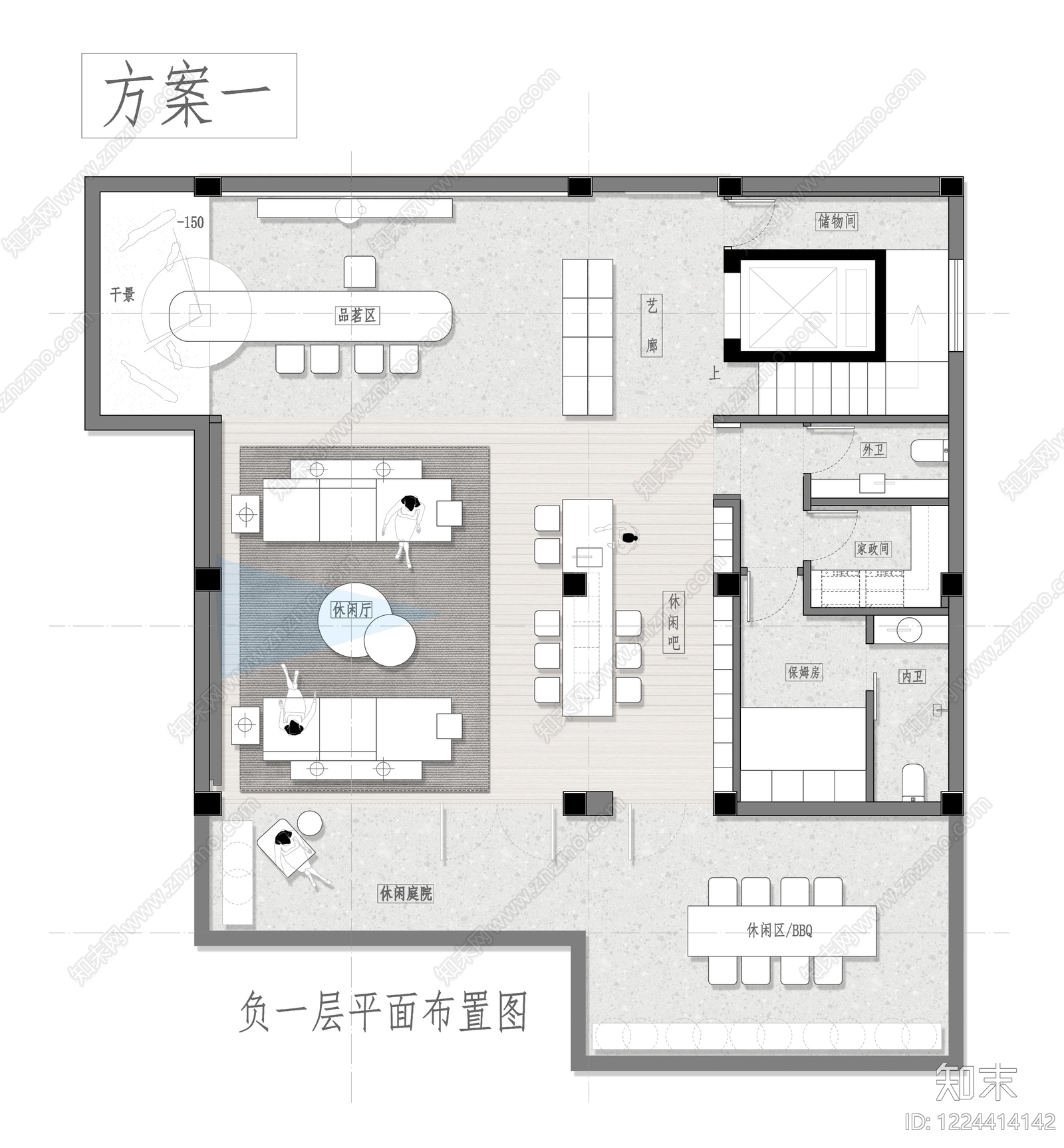别墅cad施工图下载【ID:1224414142】