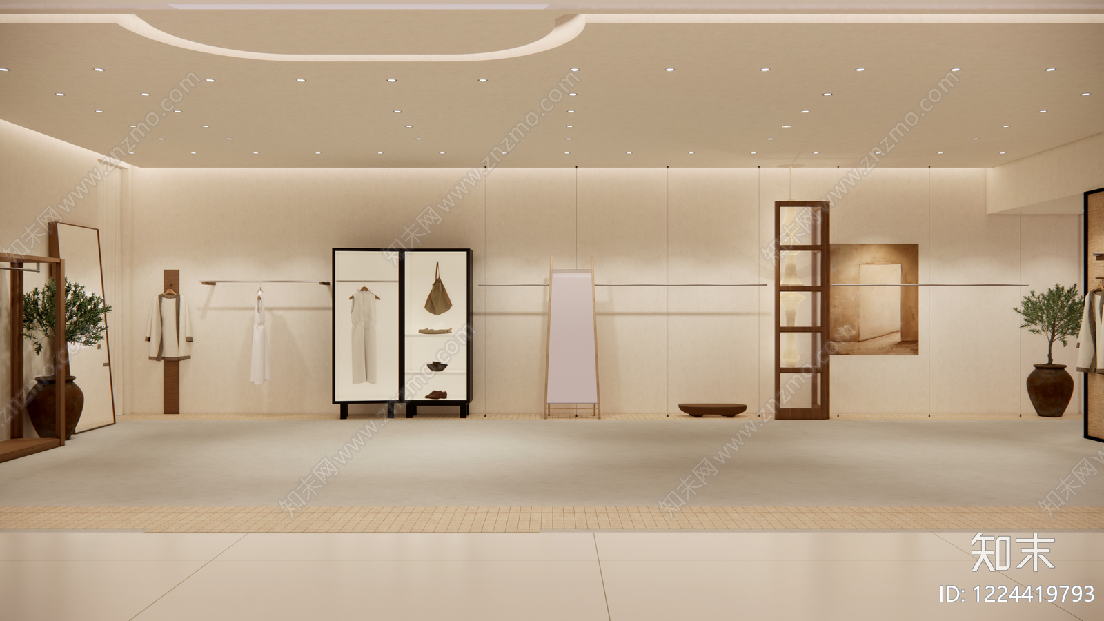 服装店cad施工图下载【ID:1224419793】