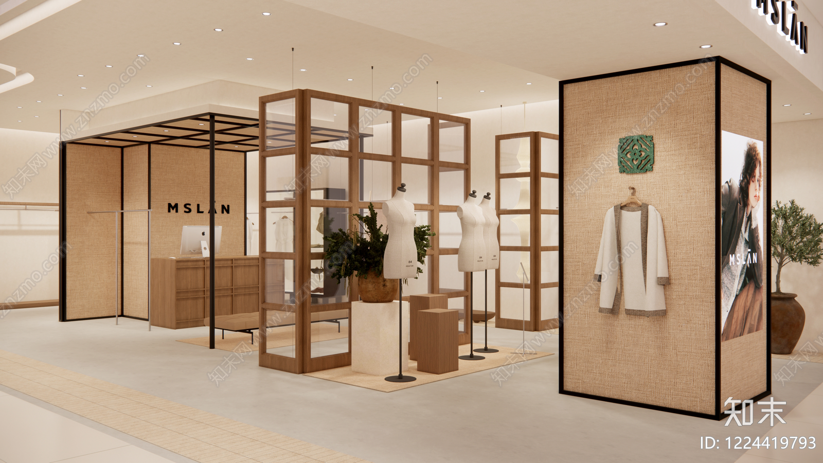 服装店cad施工图下载【ID:1224419793】