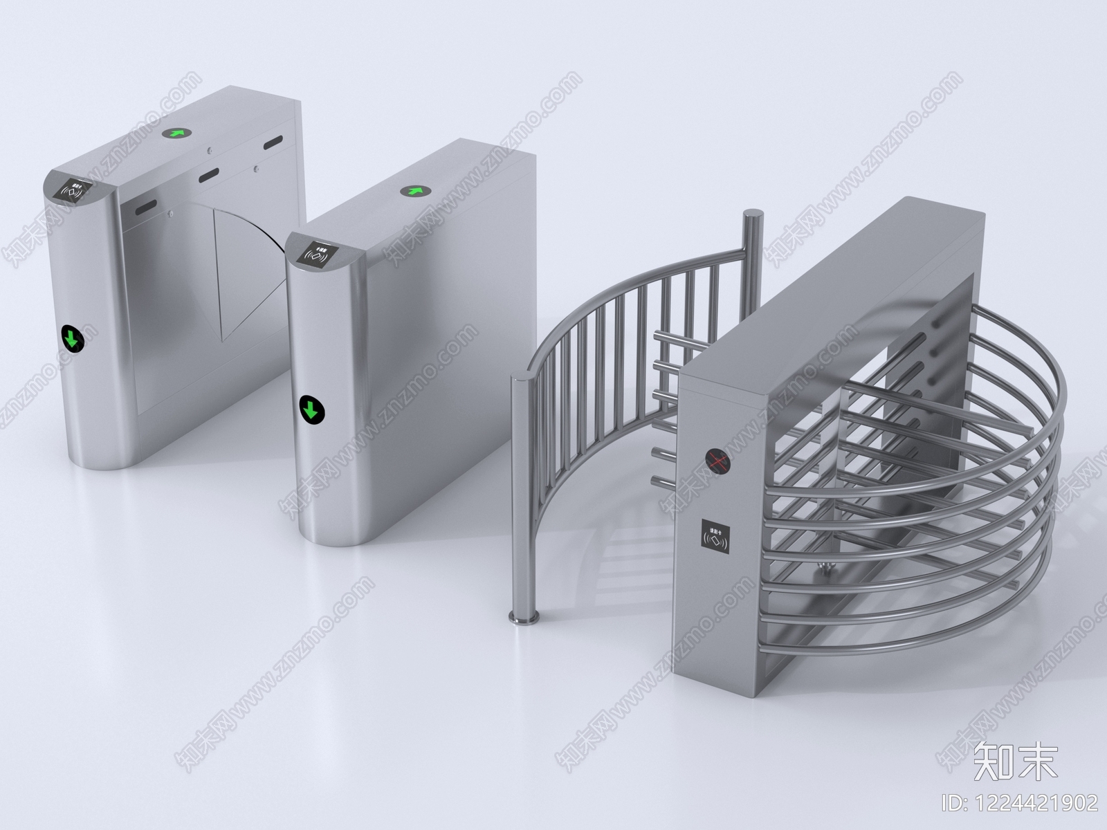 极简安全设施3D模型下载【ID:1224421902】