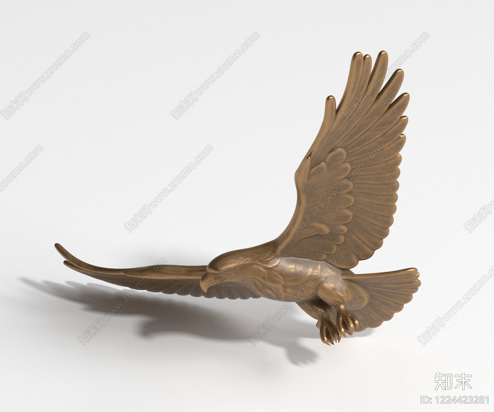 中式雕塑摆件3D模型下载【ID:1224423281】