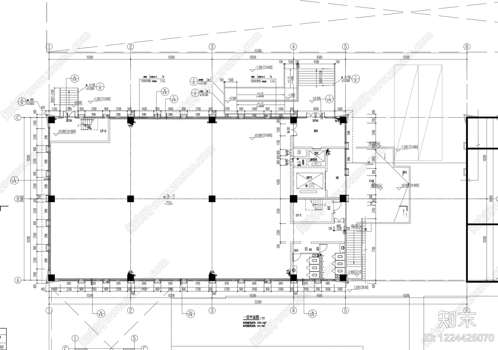 其他建筑cad施工图下载【ID:1224426070】