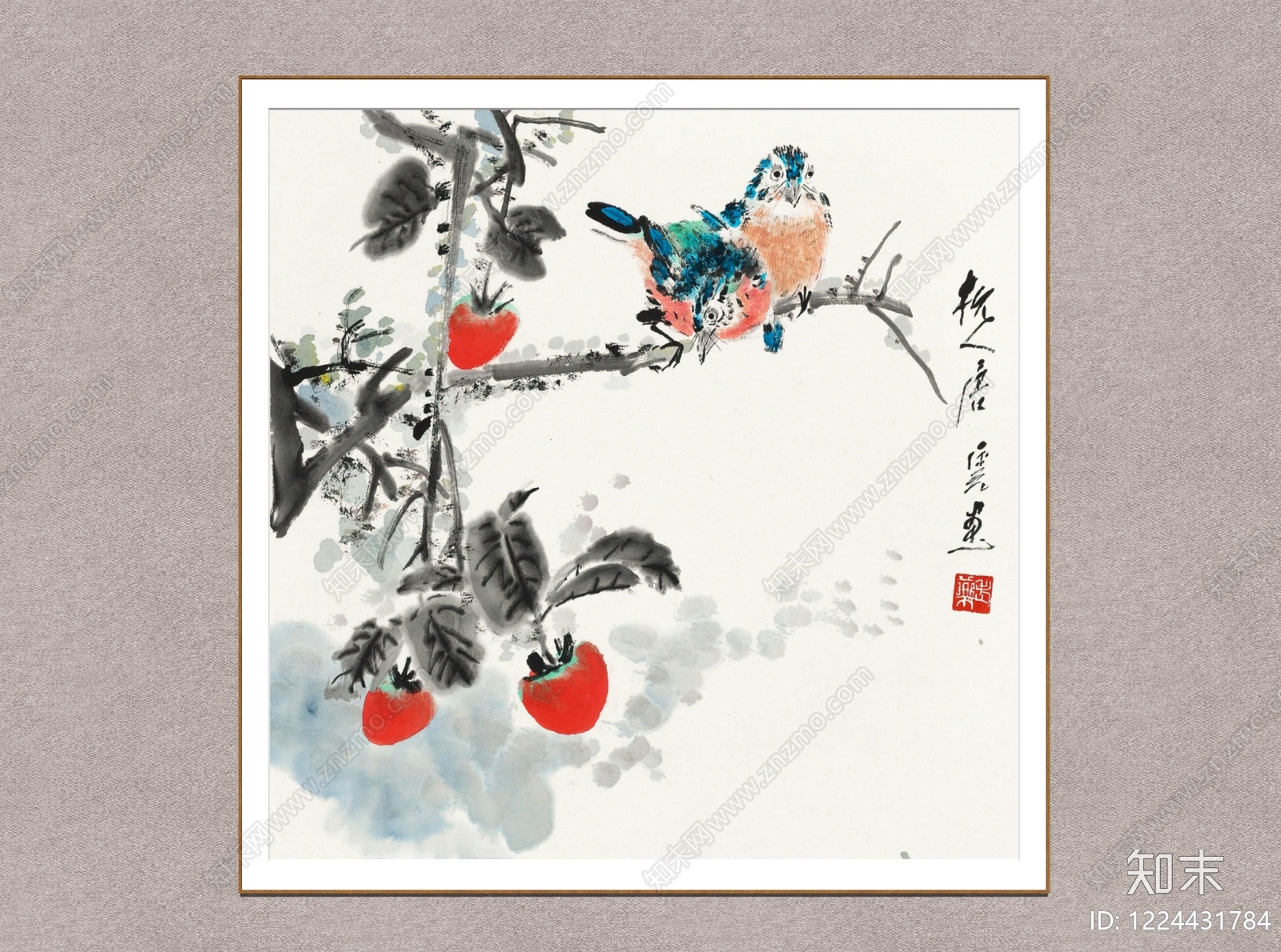 中式画框SU模型下载【ID:1224431784】