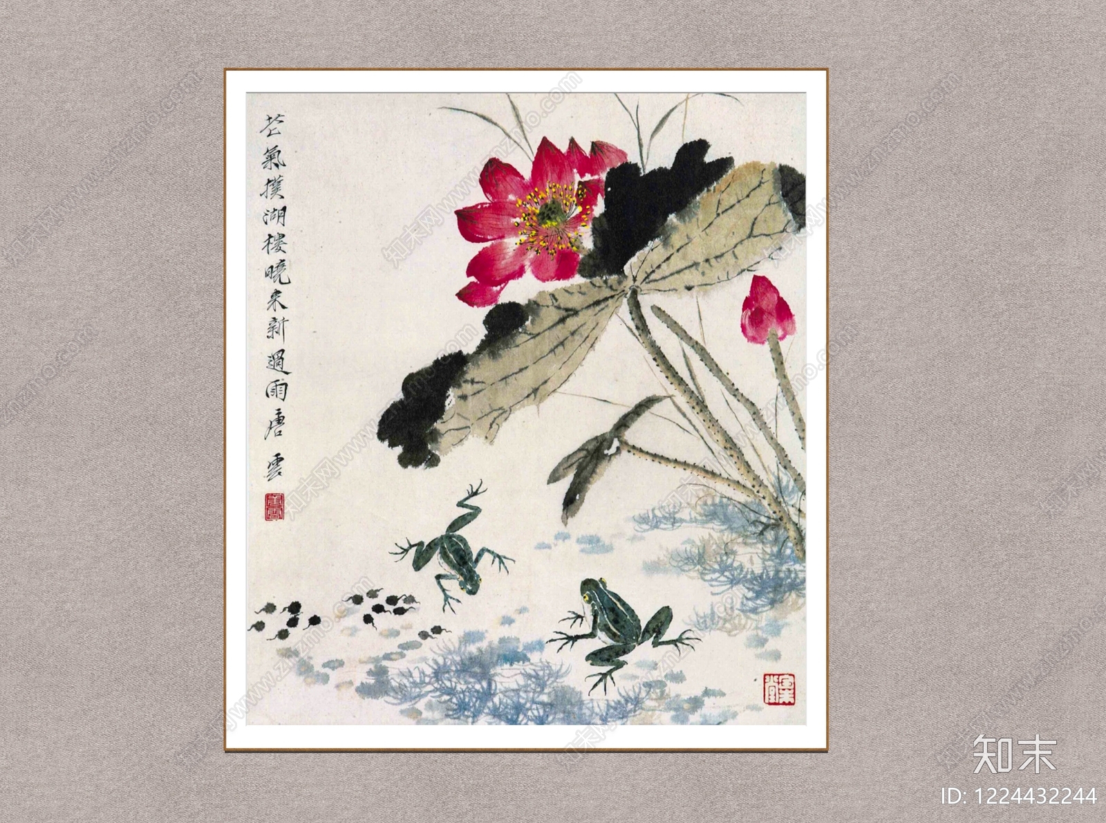 中式画框SU模型下载【ID:1224432244】