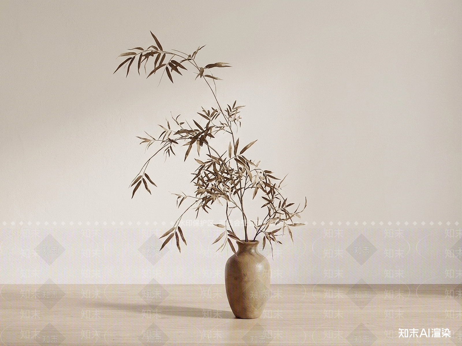 艺术绿植竹子3D模型下载【ID:1227575228】