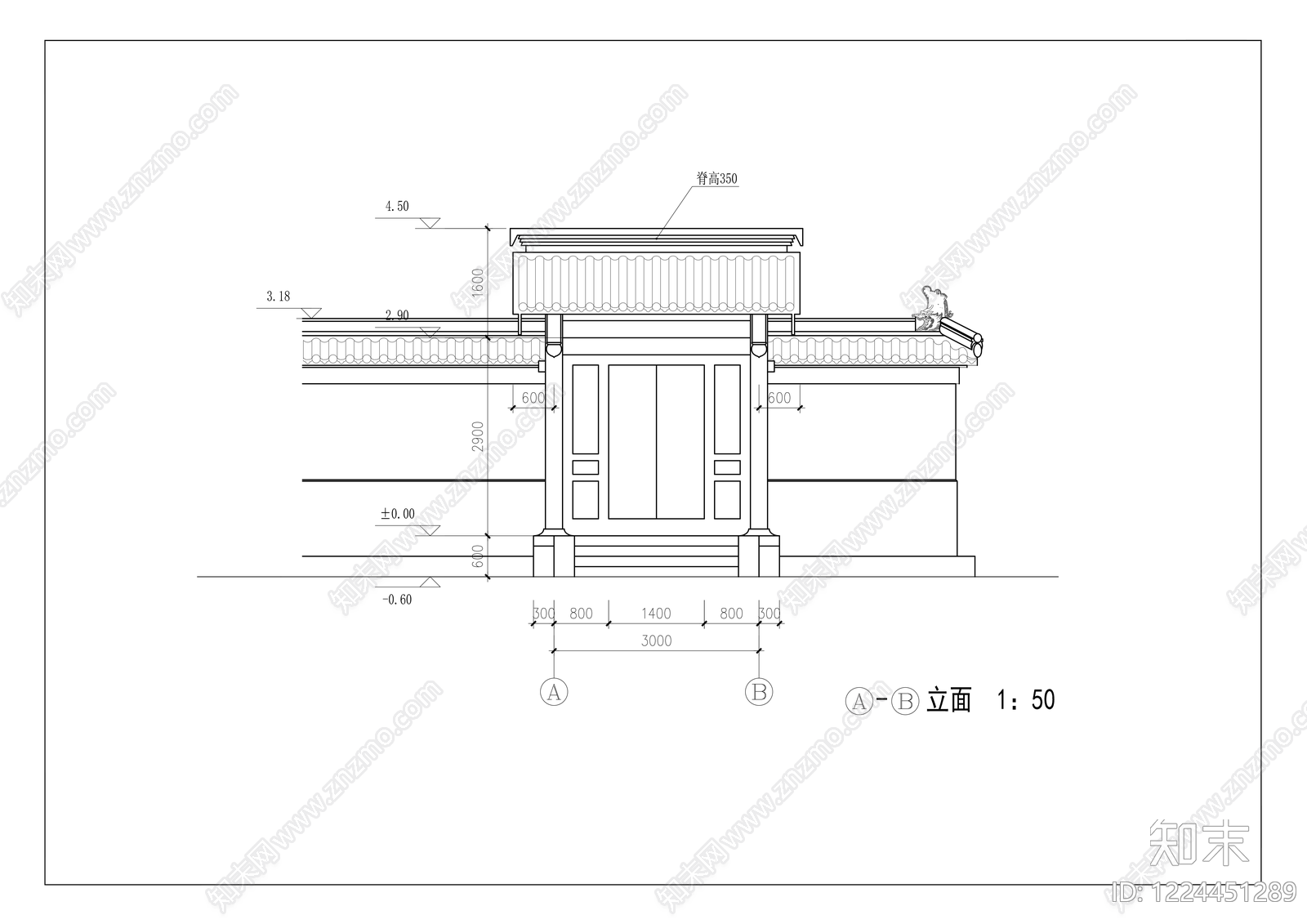 仿古建筑CAD图纸