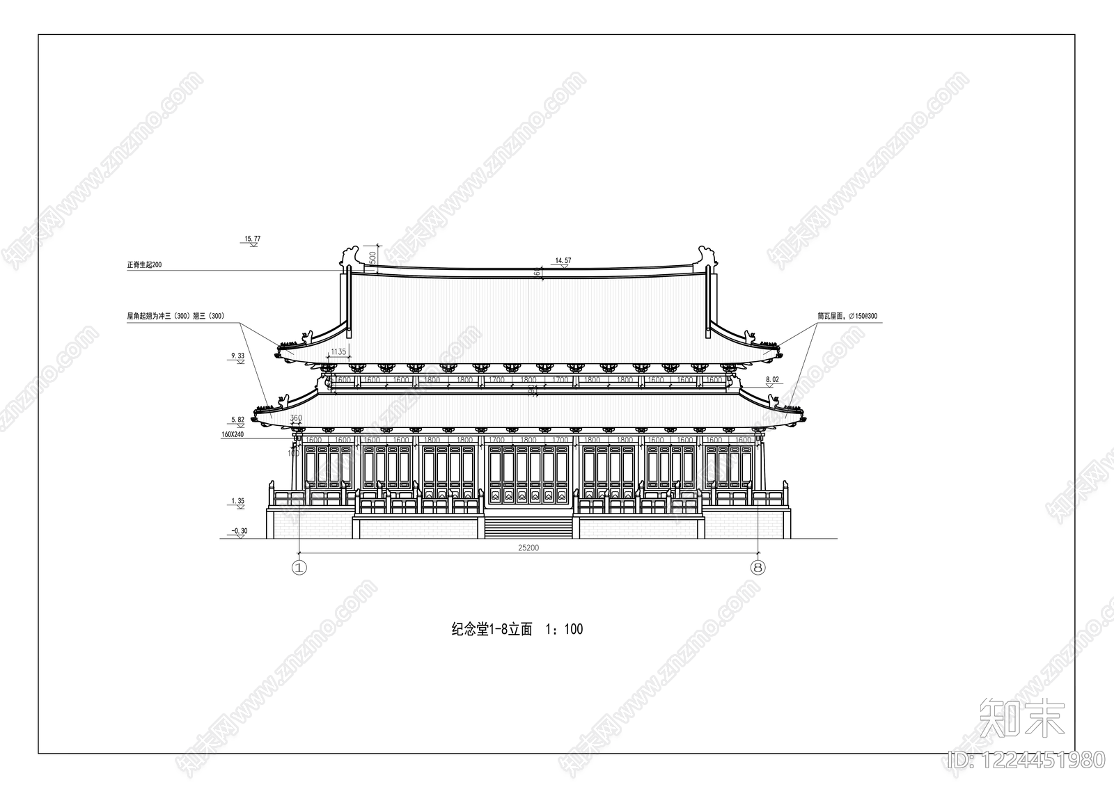 仿古建筑CAD图纸