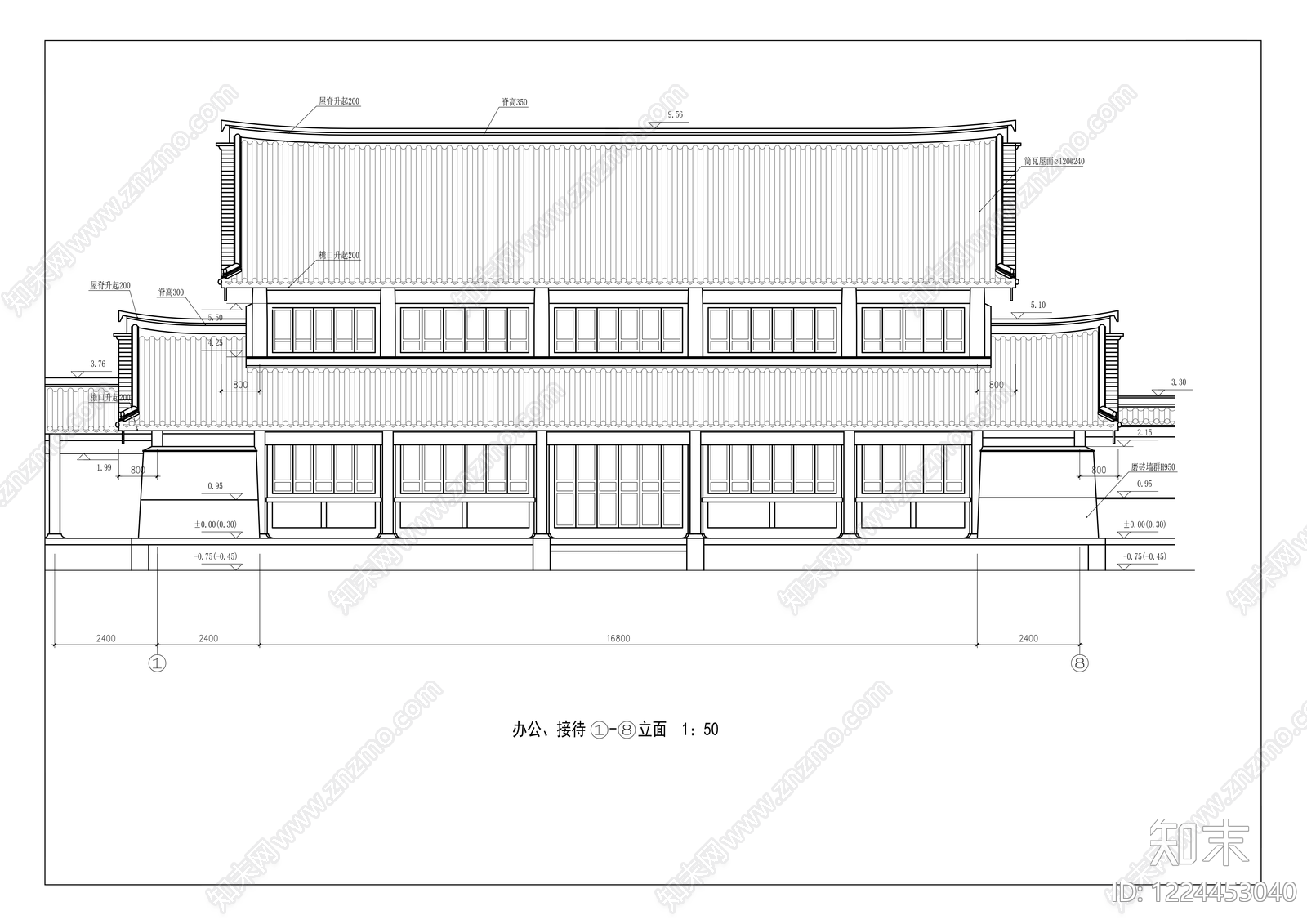 仿古建筑CAD图纸