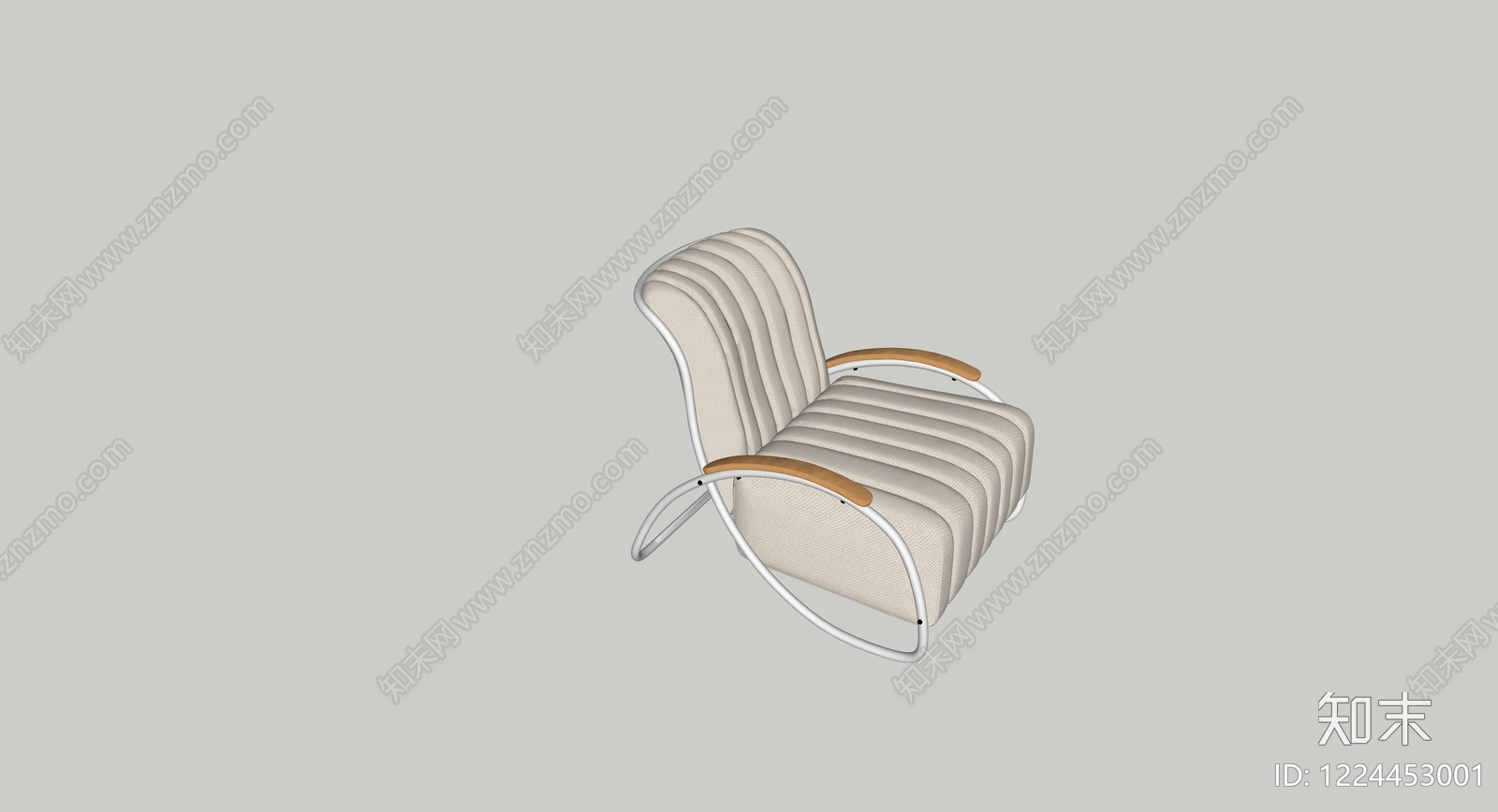包豪斯休闲椅3D模型下载【ID:1224453001】