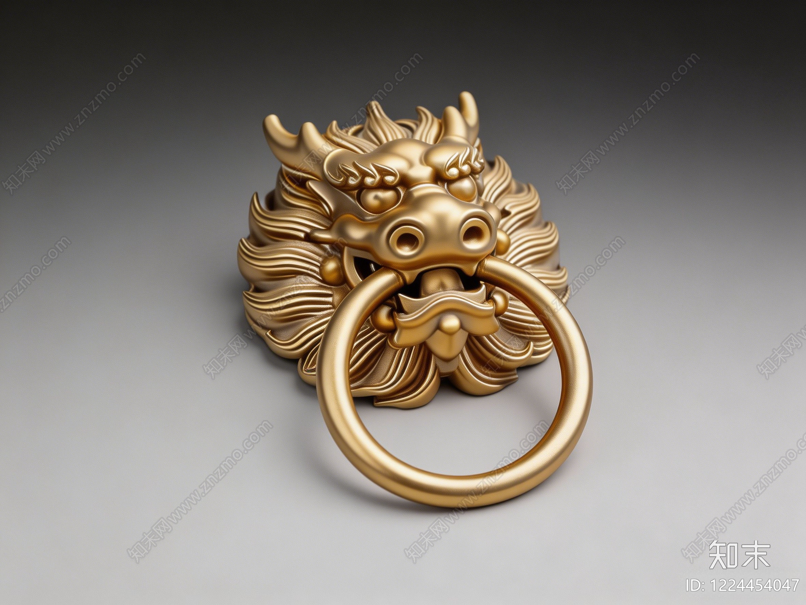 中式门把手SU模型下载【ID:1224454047】