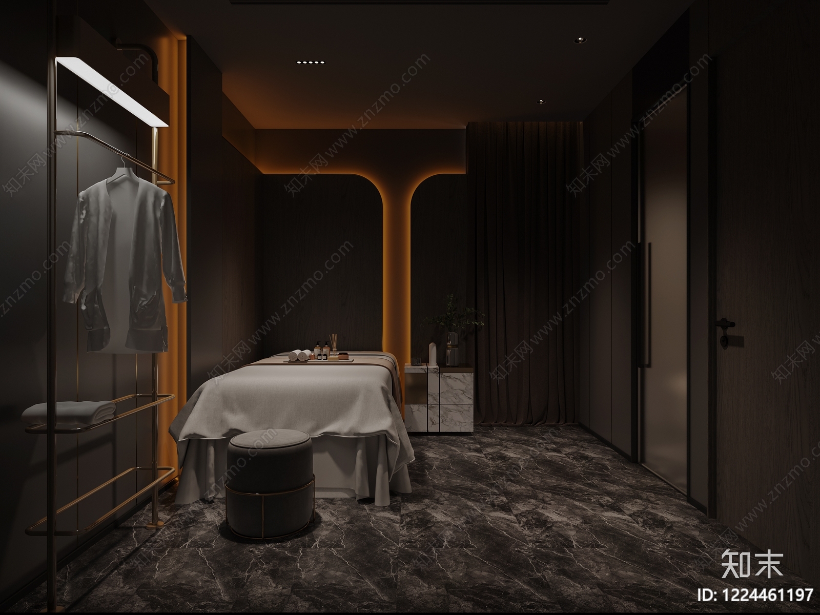 轻奢美容院3D模型下载【ID:1224461197】